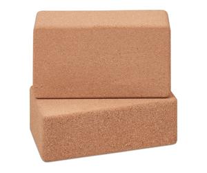 Relaxdays Briques de yoga en lot de 2