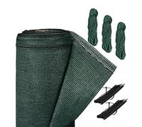 relaxdays Brise-Vue, 1,2x50 m, pour Jardin, Balcon et terrasse, résistant aux UV et intempéries, Tissu HDPE, Vert foncé