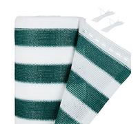 Relaxdays Brise-Vue, paravent clôtures 1,2X 25 m, rambardes, Anti-UV, résistant aux intempéries, PE-HD, Vert-Blanc