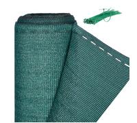 Relaxdays Brise-vue, Paravent pour les clôtures et rambardes, Tissu HDPE, Anti-UV, 2 x 20 mètres, vert