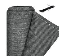 Relaxdays Brise-Vue, paravent pour Les clôtures, rambardes, Anti-UV, résistant aux intempéries, 1,2 x 25 m, Anthracite