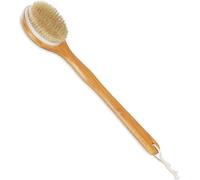 relaxdays Brosse à dos en bambou