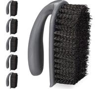 relaxdays Brosse de frottement Jeu de 6, Dure, poignée, Nettoyage, Bain, Cuisine, Tapis, Chaussures.