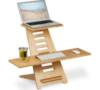 relaxdays Bureau debout Rehausse Bureau