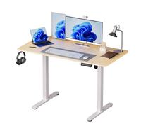 Relaxdays Bureau réglable avec écran
