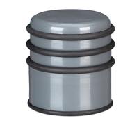 Relaxdays Butoir de porte gris foncé en lot de 10