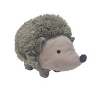 Relaxdays Butoir de Porte Hérisson, Coton & Sable, butoir décoratif H x L x P : 15 x 21 x 34 cm, 1 kg, Brun