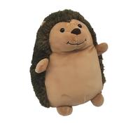 Relaxdays Butoir de Porte Hérisson en Tissu et Sable, intérieur, 21x16x14 cm, Sac décoratif Animal Brun