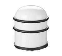 relaxdays Butoir de porte inox rond
