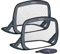 relaxdays Buts de football Pop Up, lot de 2