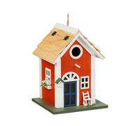 Relaxdays Cabane à oiseaux déco au design rustique