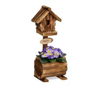 Relaxdays Cabane à oiseaux décorative