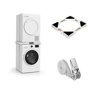 Relaxdays Cadre empilable lave-linge/sèche-linge
