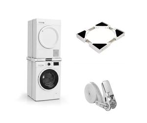 Relaxdays Cadre empilable lave-linge/sèche-linge