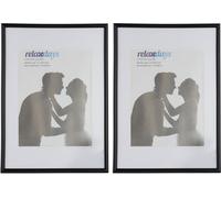 relaxdays Cadre photo, lot de 2 A4