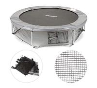 relaxdays Cadre Trampoline Protection Filet de sécurité pour Le Sol Accessoire Jardin Ø 182 cm, Noir Jeunesse Unisexe, 40.00 x 246.00 x 0.20 cm