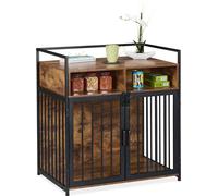 relaxdays Cage pour chien style meuble