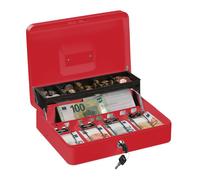 Relaxdays Caisse à monnaie verrouillable