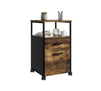 Relaxdays Caisson à roulettes 2 tiroirs