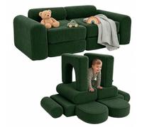 Relaxdays Canapé de jeu modulaire enfant 10 pièces