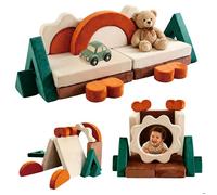 Relaxdays Canapé modulable XXL enfants 18 pièces