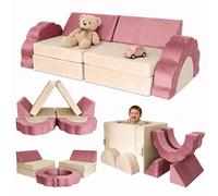 Relaxdays Canapé modulable pour enfants, 10 pièces