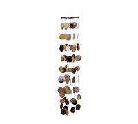Relaxdays 10021123_469 Carillon à Coquillages Mobile, Multicolore, 15 x 18 x 117 cm