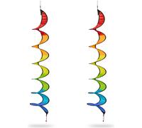 relaxdays Carillon arc-en-ciel, set de 2 pièces