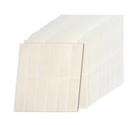 Relaxdays Carreaux adhésifs, 20 pcs, Salle de Bain & Cuisine, Sable | 30x30 cm, auto-adhésifs, effet 3D, découpables, PU