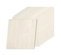 Relaxdays Carreaux adhésifs 30x30 cm, 10 pièces, Salle de Bain & Cuisine, 3D découpables, Sable