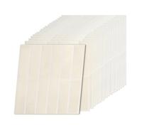 Relaxdays Carreaux adhésifs 30x30, forme allongée