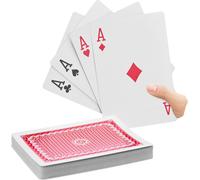 relaxdays Cartes de poker Jumbo 54 cartes