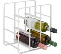 relaxdays Casier à vin métallique pour 9 bouteilles