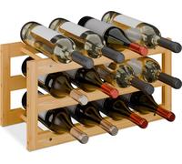 relaxdays Casier à vin pour 12 bouteilles