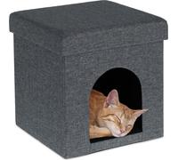 relaxdays Cave à chat pliable