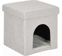 relaxdays Cave à chat pliable beige