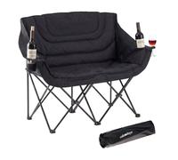 Relaxdays Chaise de camping pliante 2 places
