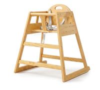 Relaxdays Chaise haute en bois