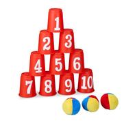 Relaxdays Chamboule-tout pour enfants