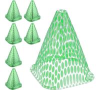 relaxdays Chapeau végétal vert 144 pièces