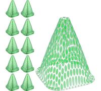 relaxdays Chapeau végétal vert 240 pièces