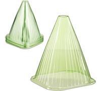 relaxdays Chapeau vert clair pour plantes, set de 32 pièces