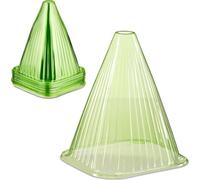 relaxdays Chapeau vert pour plantes, set de 32 pièces