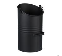 relaxdays Goulotte à charbon 12 litres
