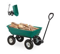 Relaxdays Chariot basculant de jardin
