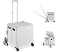 relaxdays Chariot d'achat pour escaliers