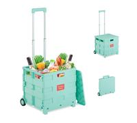 Relaxdays Chariot de courses pliable