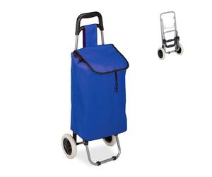 Relaxdays Chariot de courses pliable