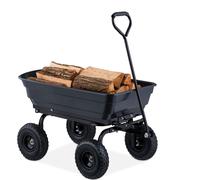 relaxdays Chariot de jardin avec fonction de basculement