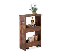 Relaxdays Chariot de rangement à 3 niveaux